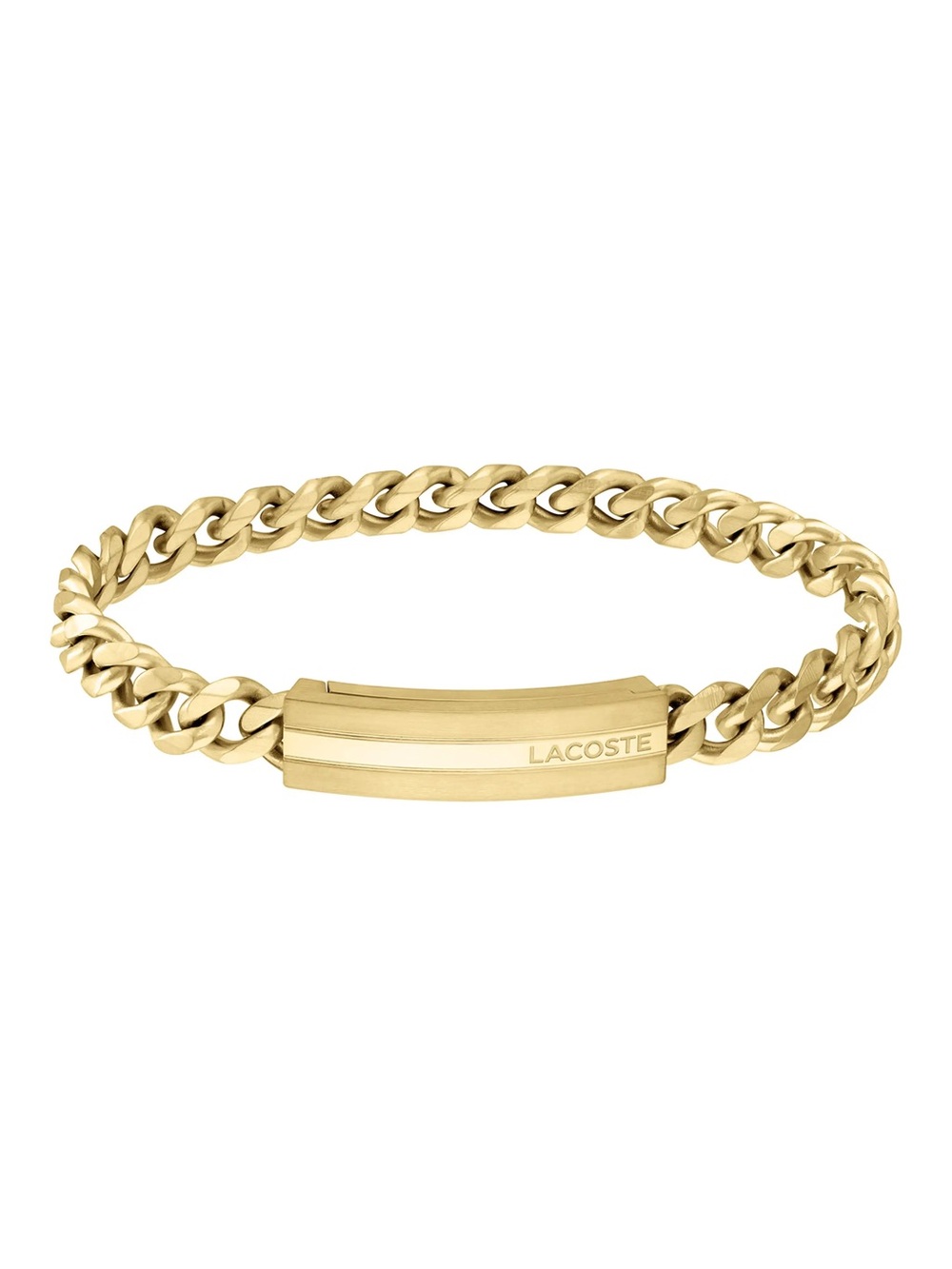 Lacoste Men’s Gold Curb ID Bracelet